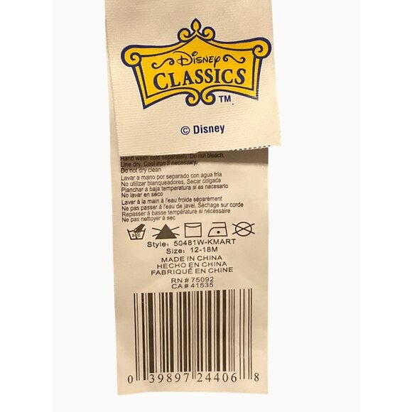 Disney Classics Cinderella Infant Princess Dress 12-18M - Picture 4 of 10